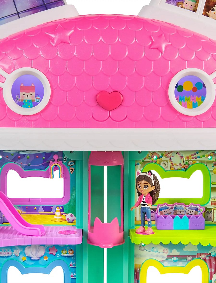 Gabby's Dollhouse - Gabby's Dollhouse Meow-Gical Deluxe Dollhouse - nukkekodit - multi - 5