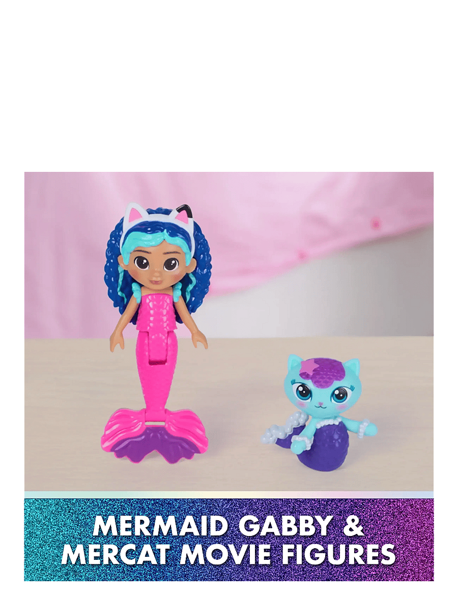 Gabby's Dollhouse - Gabby's Movie Mercats Kitty Aquarium Playset - leikfangasett - muti - 2