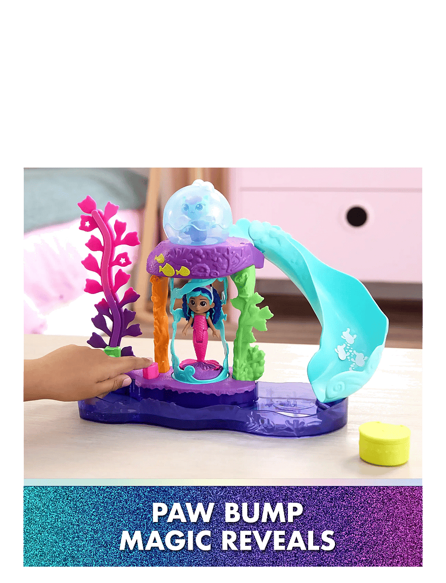 Gabby's Dollhouse - Gabby's Movie Mercats Kitty Aquarium Playset - leikfangasett - muti - 3