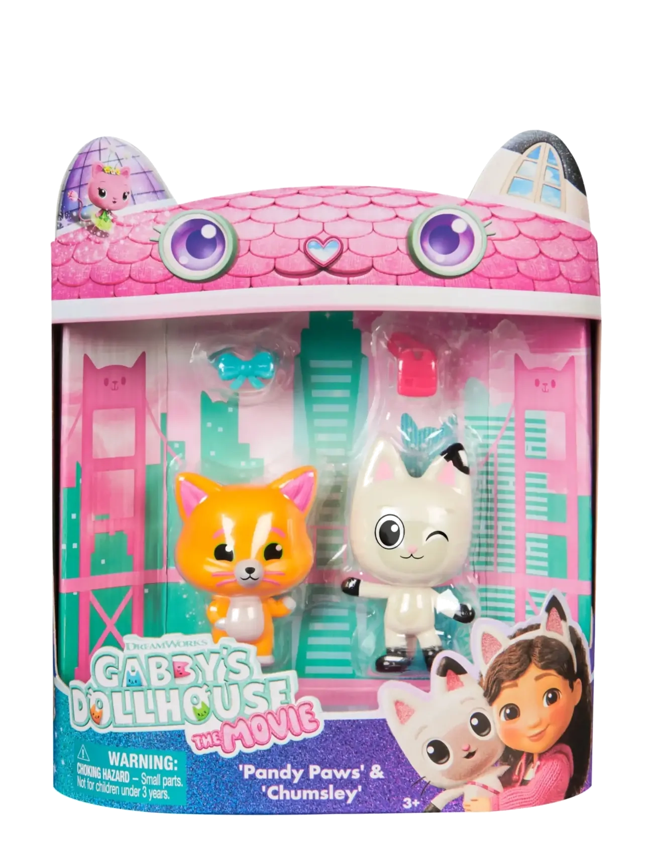 Gabby's Dollhouse - Gabby's Movie 2 Pack Figure - Pandy & Chumsley - film- & eventyrsfigurer - muti - 1