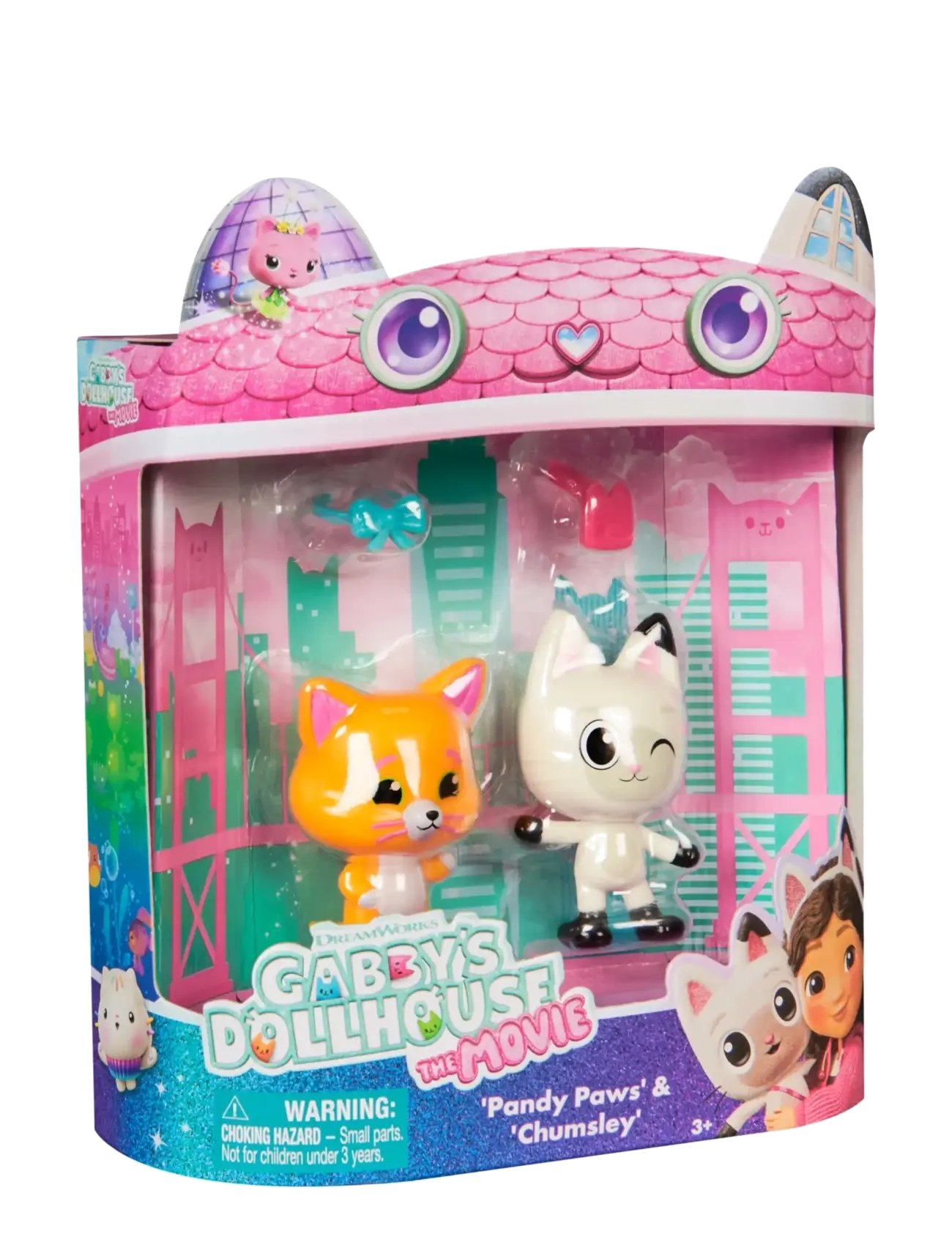 Gabby's Dollhouse - Gabby's Movie 2 Pack Figure - Pandy & Chumsley - film- & eventyrsfigurer - muti - 4