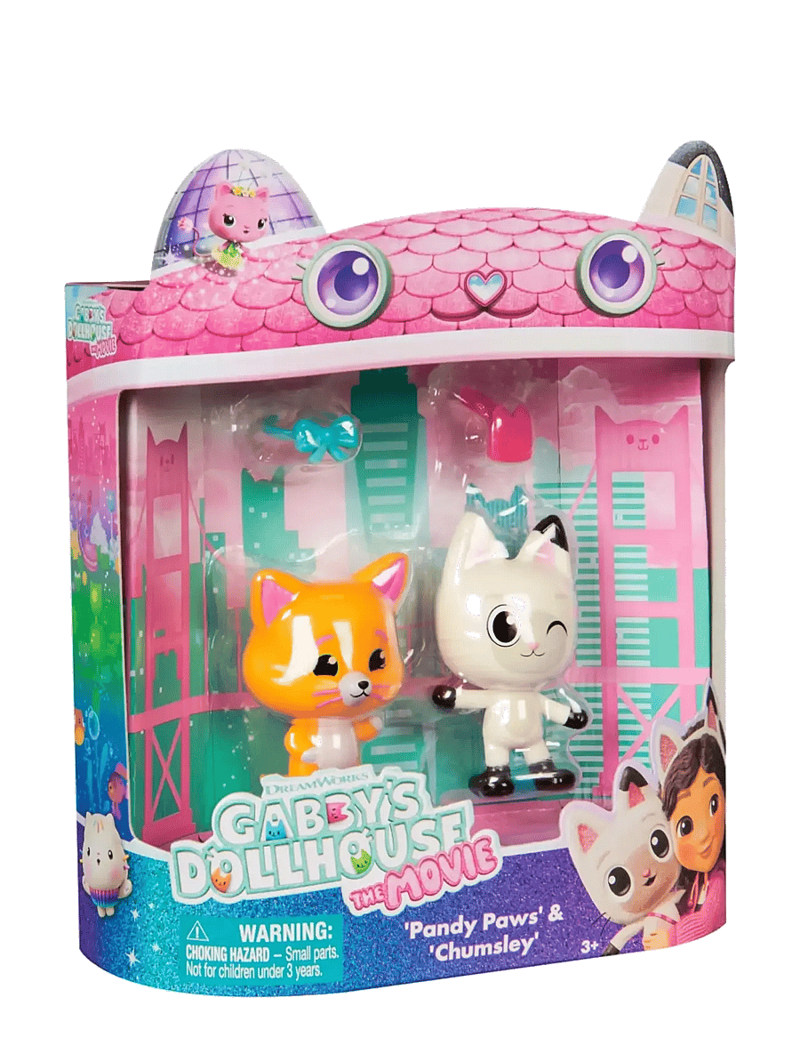 Gabby's Dollhouse - Gabby's Movie 2 Pack Figure - Pandy & Chumsley - kvikmynda- og ævintýrapersónur - muti - 4