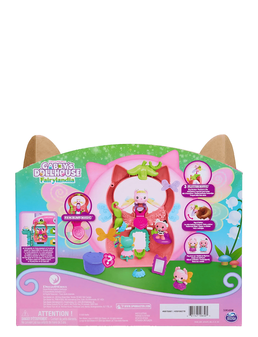 Gabby's Dollhouse - Gabby's Dollhouse Flutter-riffic Fairy Playset - legesæt - multi - 5