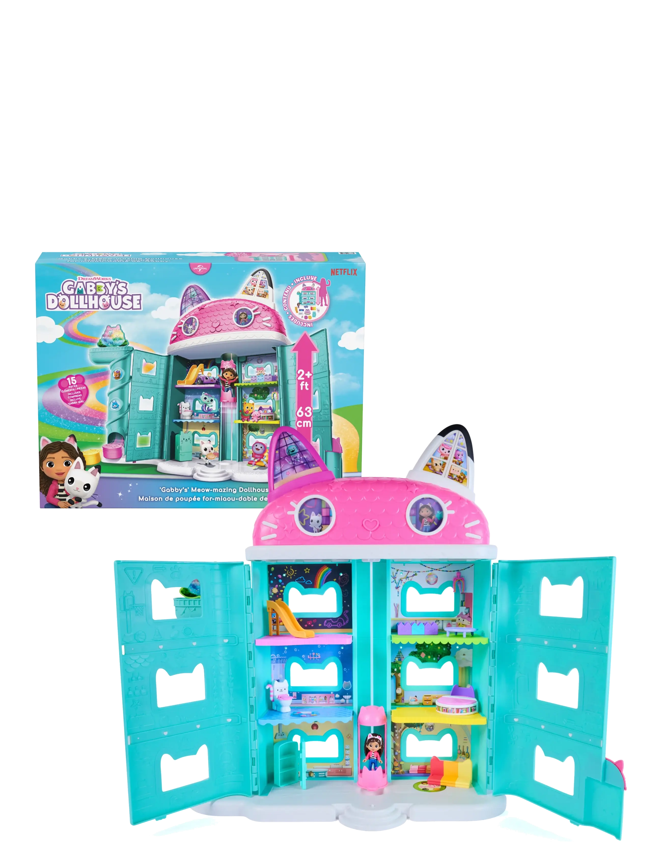 Gabby's Dollhouse Gabby’s Dollhouse Meow-Mazing Dollhouse - Leksaker - MULTI / multi