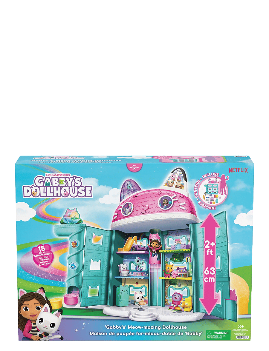 Gabby's Dollhouse - Gabby’s Dollhouse Meow-Mazing Dollhouse - dukkehuse - multi - 3