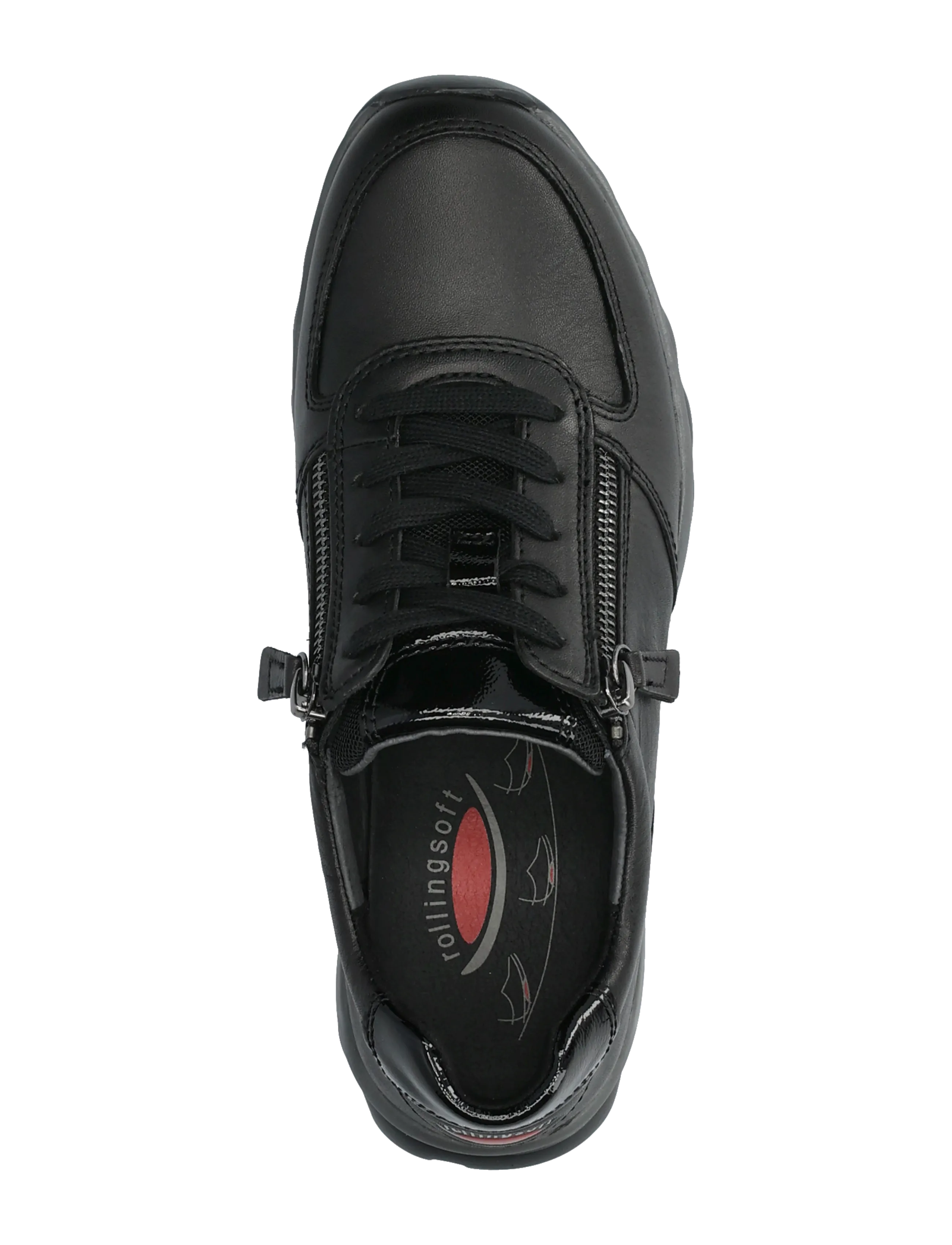 Gabor - rollingsoft sneaker - niedrige sneaker - black - 3