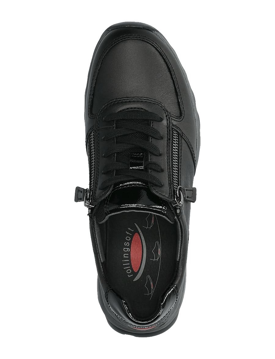 Gabor - rollingsoft sneaker - niedrige sneaker - black - 3