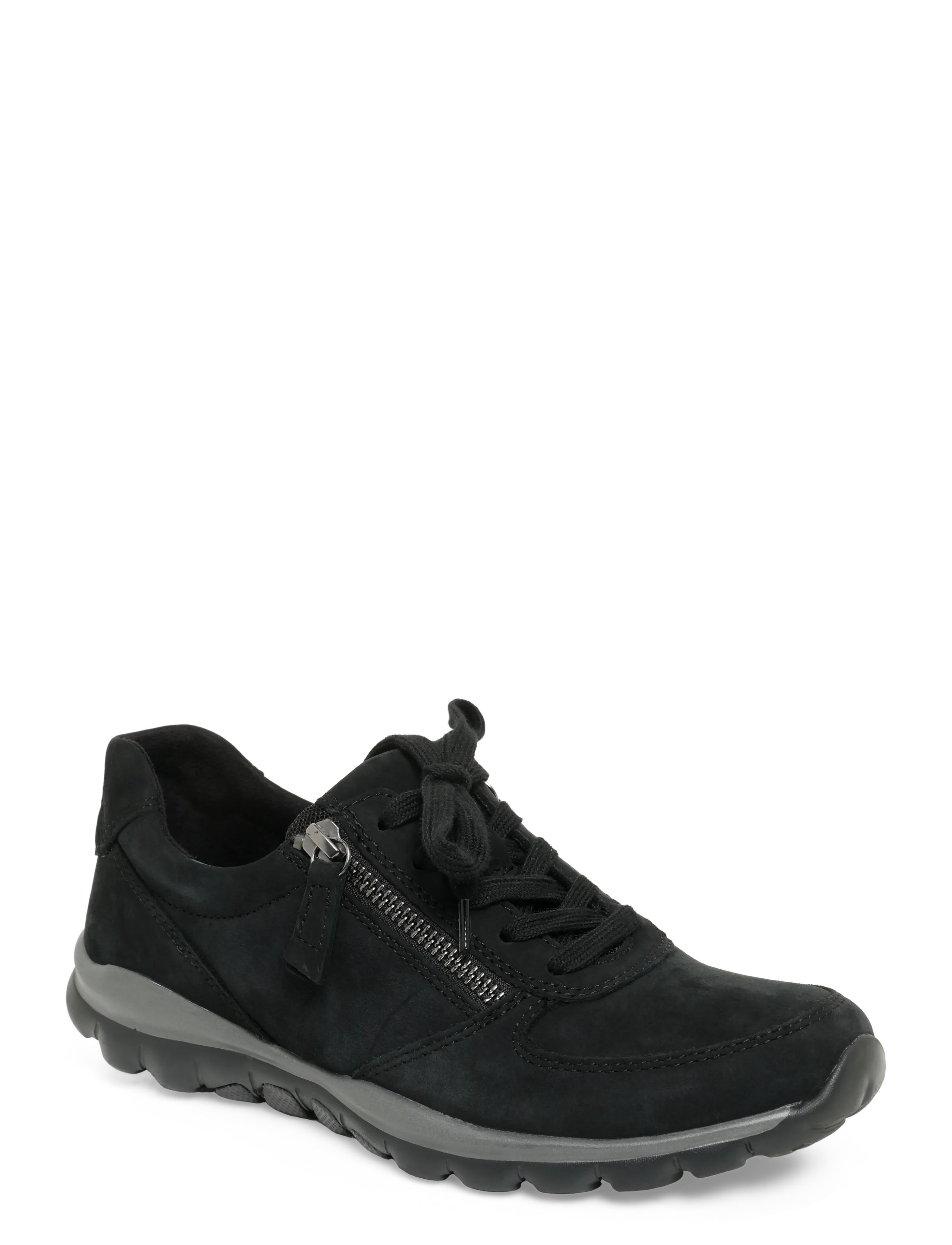 Gabor Rollingsoft Sneaker, 40, Black, Sneakers > Sneakers Med Lav Top, Dame