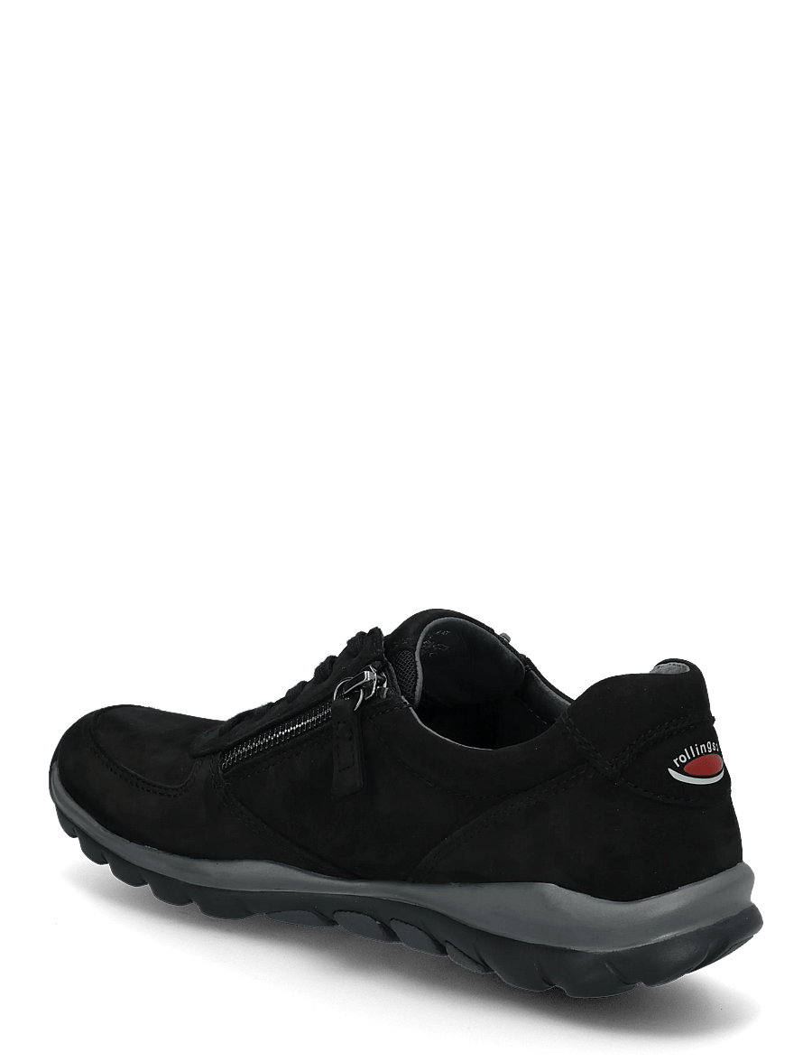 Gabor - rollingsoft sneaker - lave sneakers - black - 1