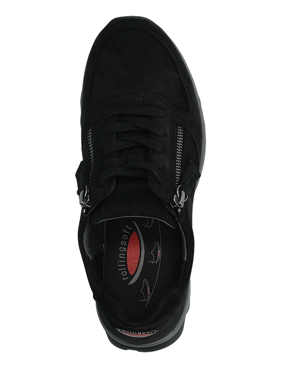 Gabor - rollingsoft sneaker - baskets basses - black - 3