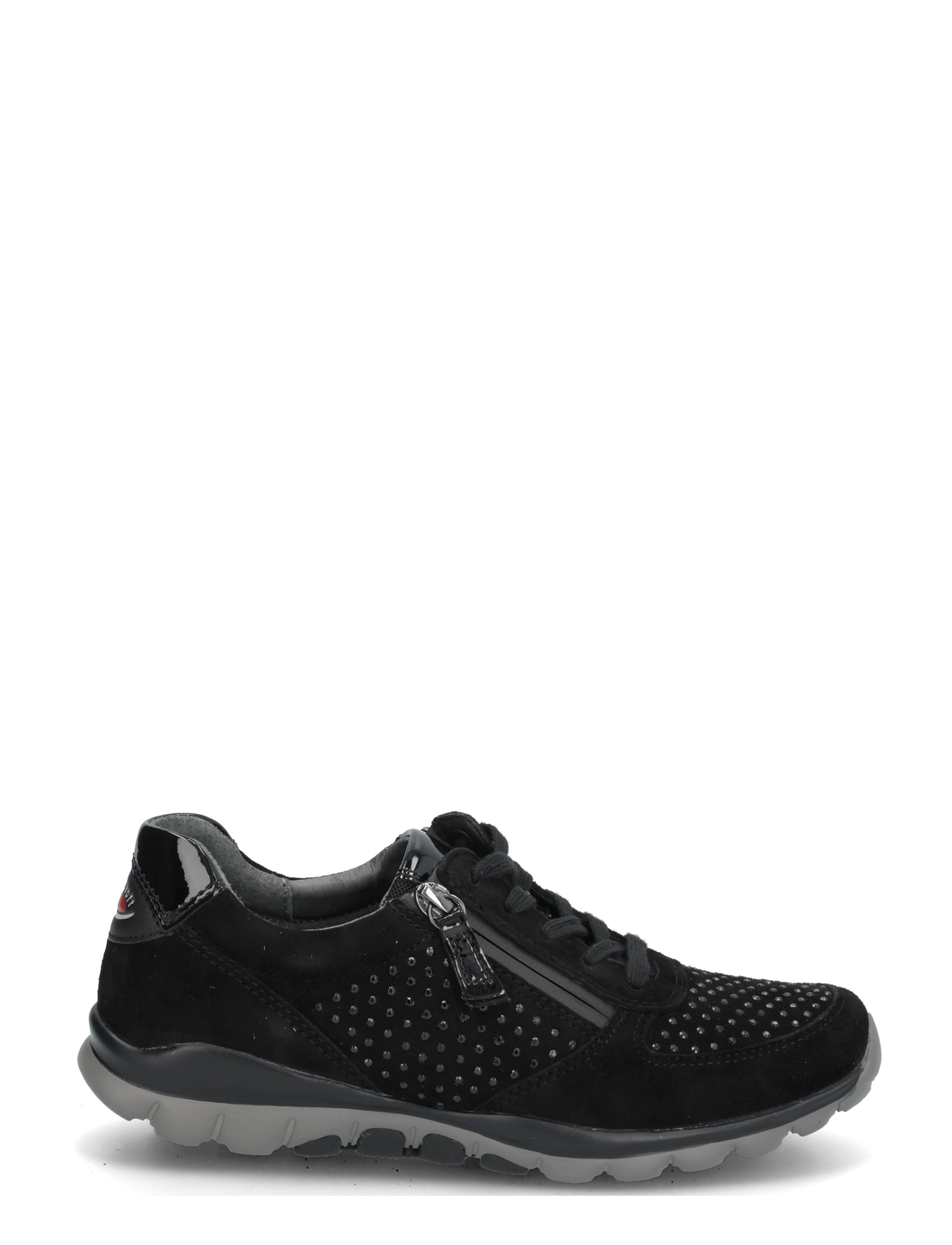 Gabor - rollingsoft sneaker - låga sneakers - black strass - 2