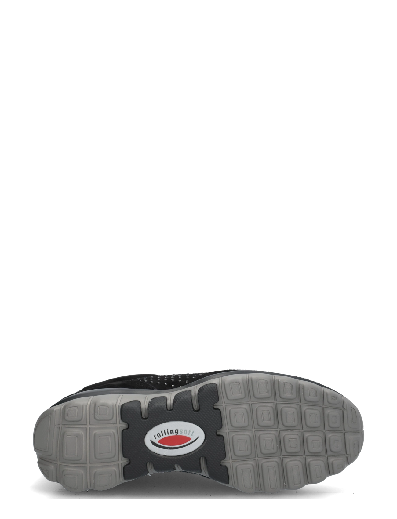 Gabor - rollingsoft sneaker - låga sneakers - black strass - 4