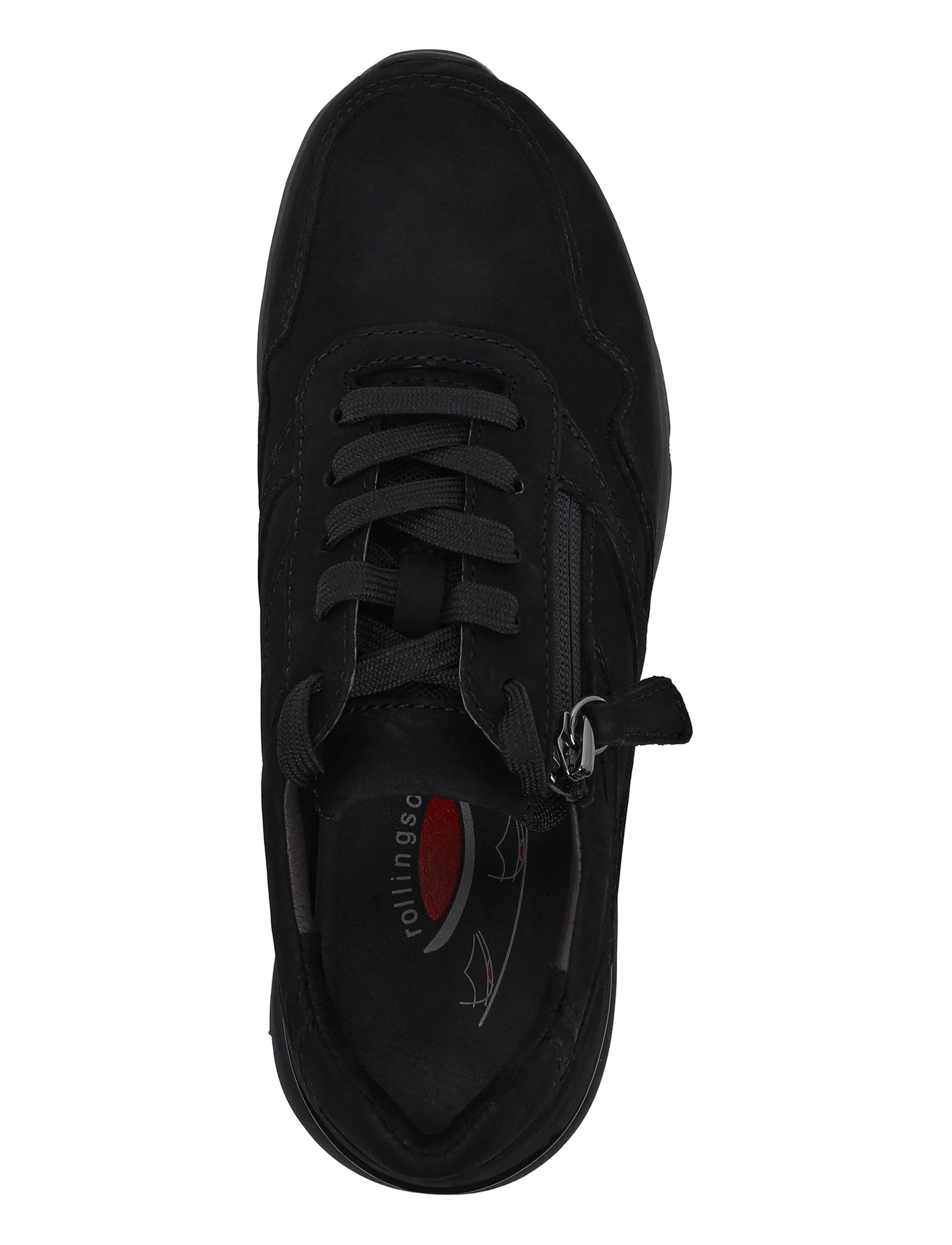 Gabor - rollingsoft sneaker - lave sneakers - black - 3