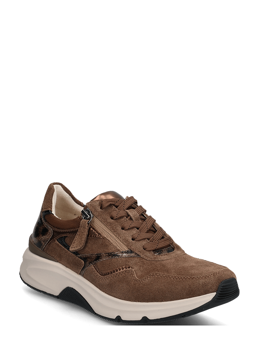Gabor - rollingsoft sneaker - låga sneakers - cognac - 0
