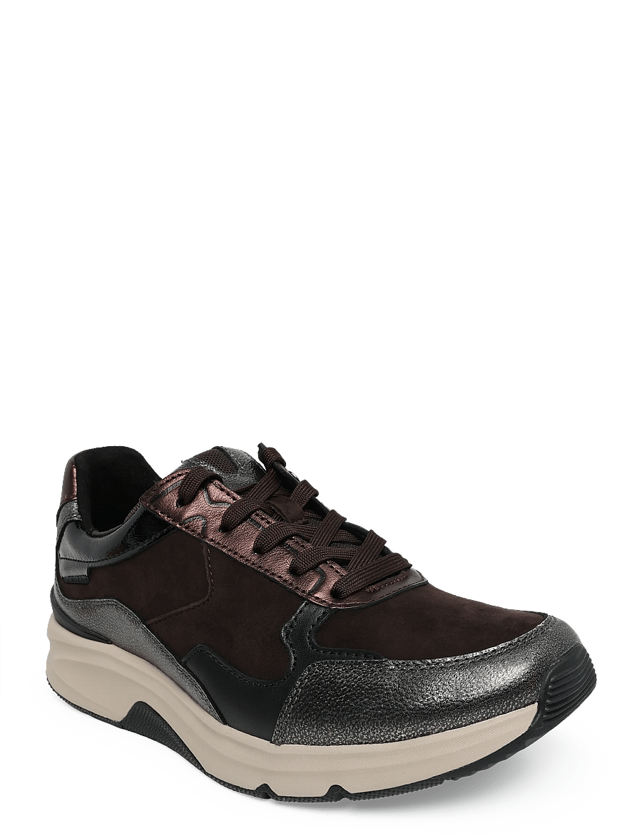 Gabor - rollingsoft sneaker - madala säärega tossud - dark brown - 0