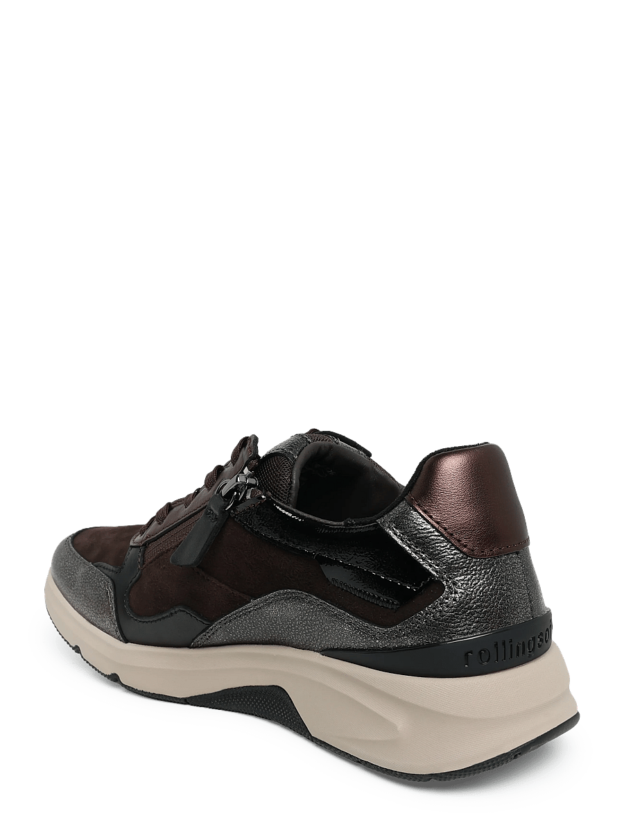 Gabor - rollingsoft sneaker - madala säärega tossud - dark brown - 1