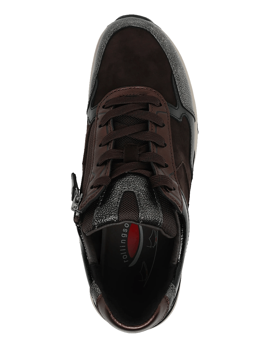 Gabor - rollingsoft sneaker - madala säärega tossud - dark brown - 3