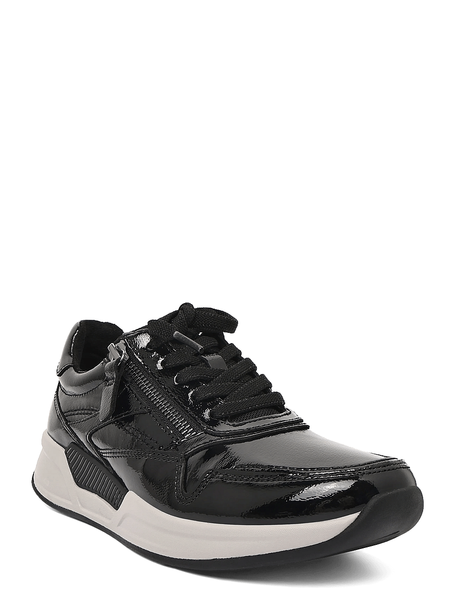Gabor - rollingsoft sneaker - laisvalaikio batai žemu aulu - black - 0