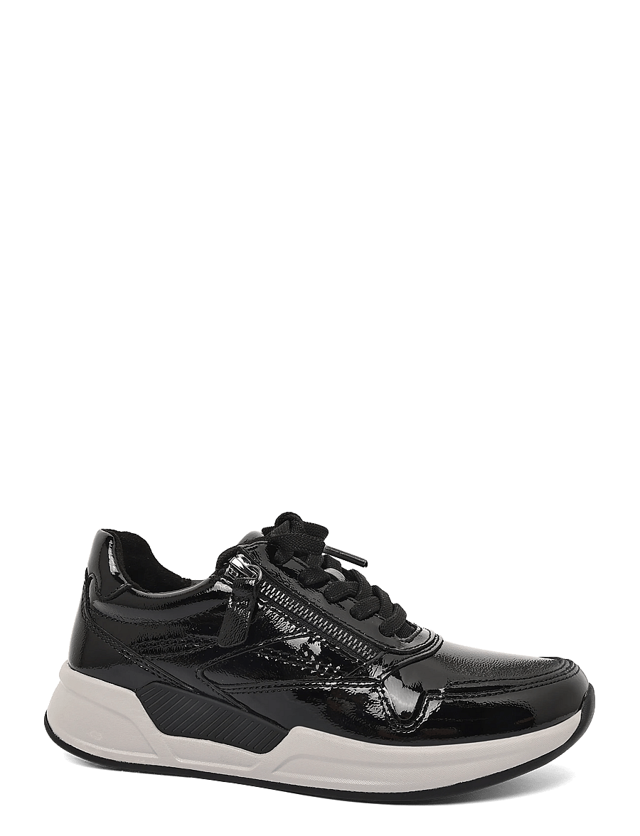 Gabor - rollingsoft sneaker - laisvalaikio batai žemu aulu - black - 2
