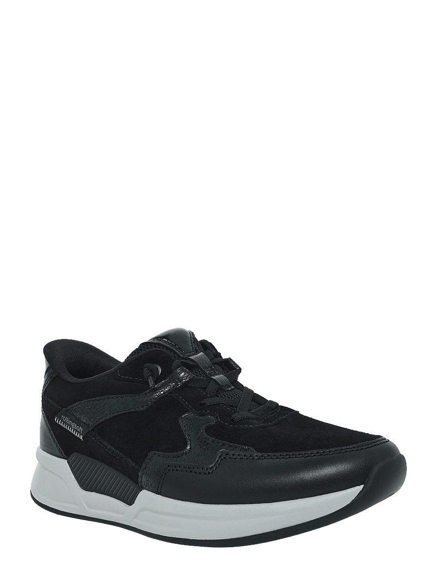 Gabor - rollingsoft sneaker, "fast fit" - niedrige sneaker - black - 0