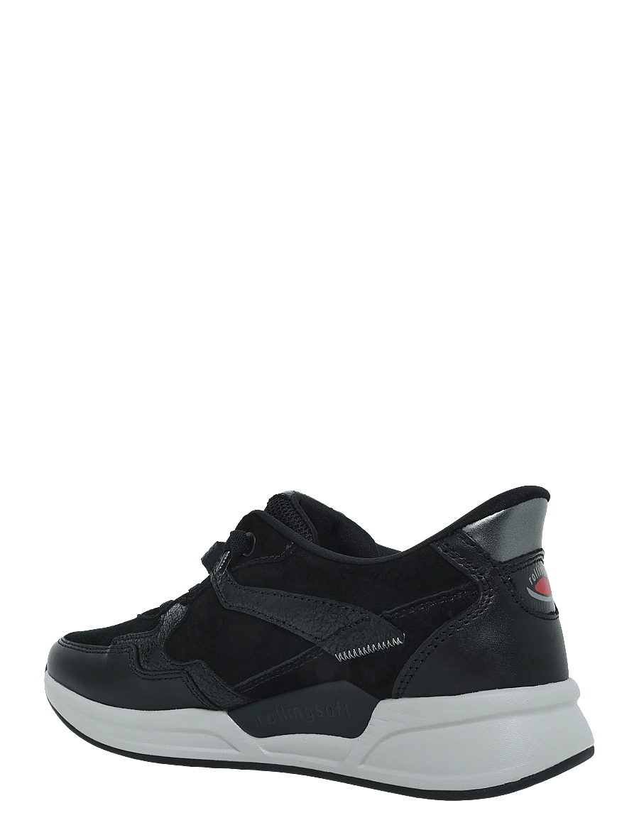 Gabor - rollingsoft sneaker, "fast fit" - niedrige sneaker - black - 1