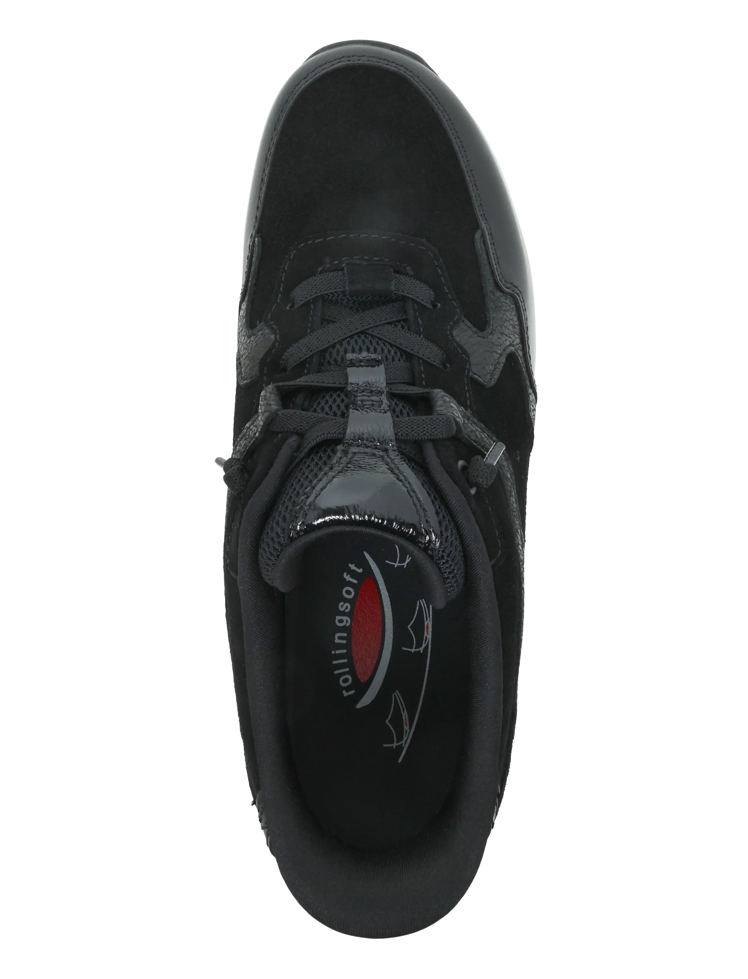 Gabor - rollingsoft sneaker, "fast fit" - low tops - black - 3
