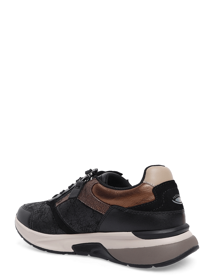 Gabor - rollingsoft sneaker, "hallux valgus" - madala säärega tossud - black, brown - 1