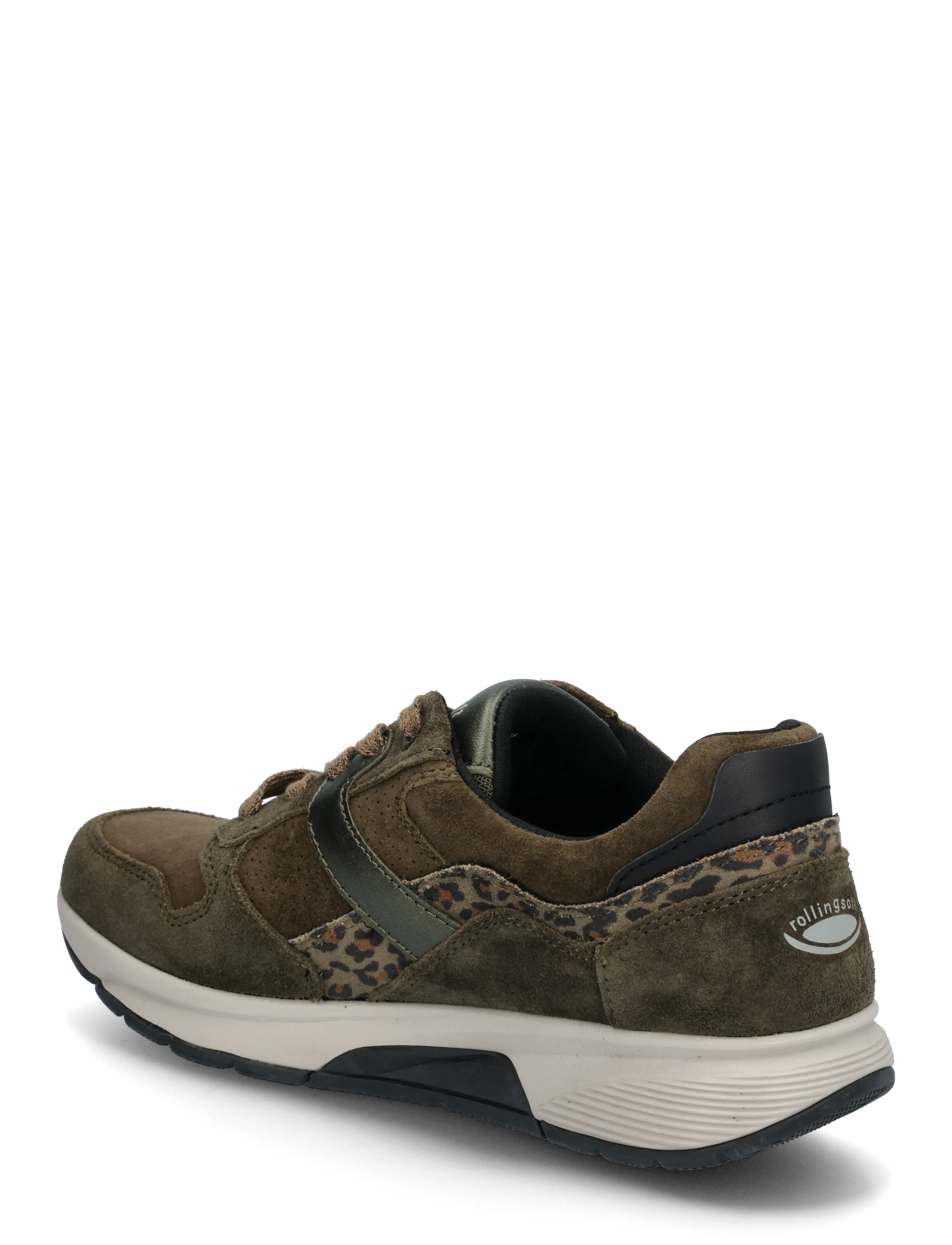 Gabor - rollingsoft sneaker - lave sneakers - oliv green - 1