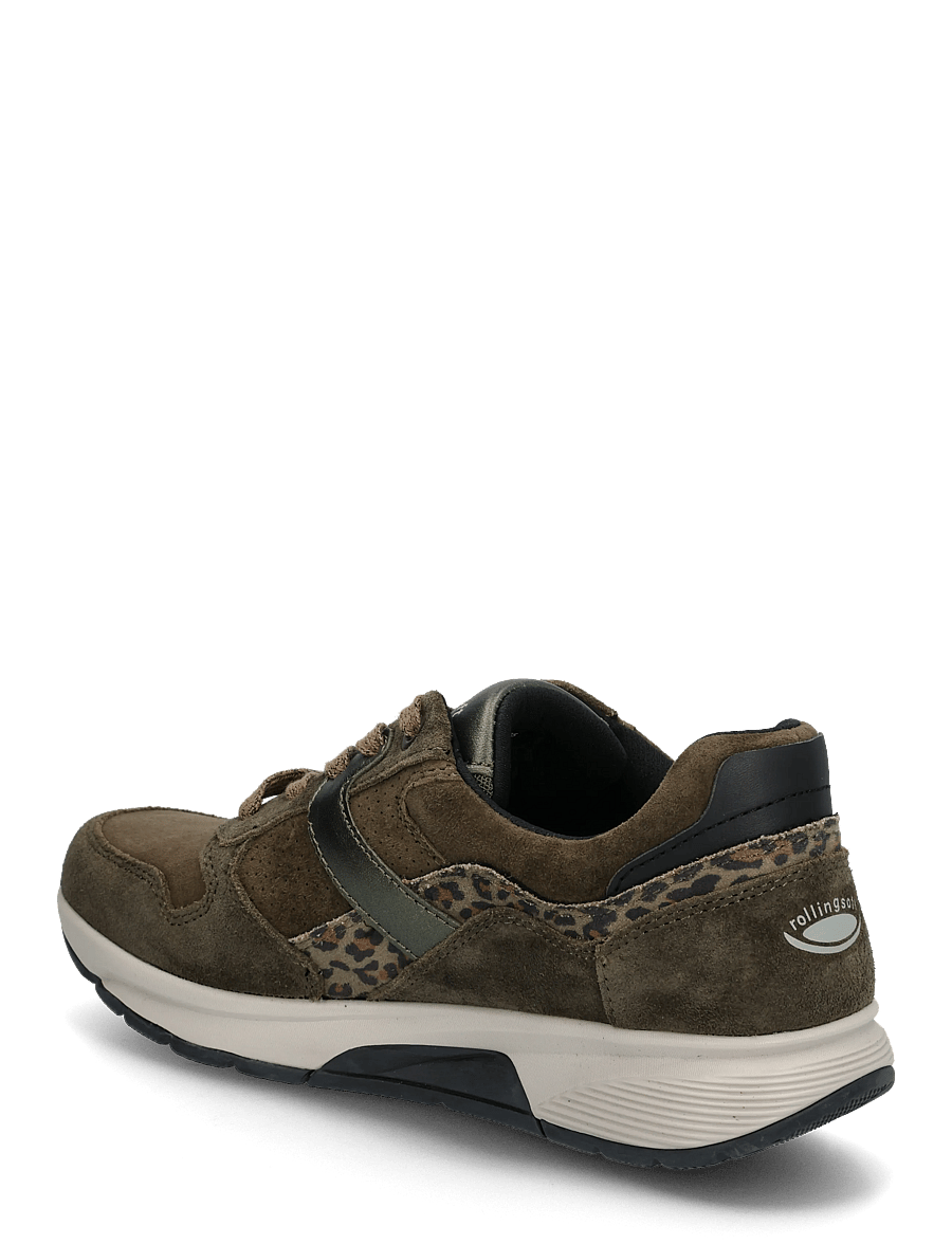 Gabor - rollingsoft sneaker - lave sneakers - oliv green - 1