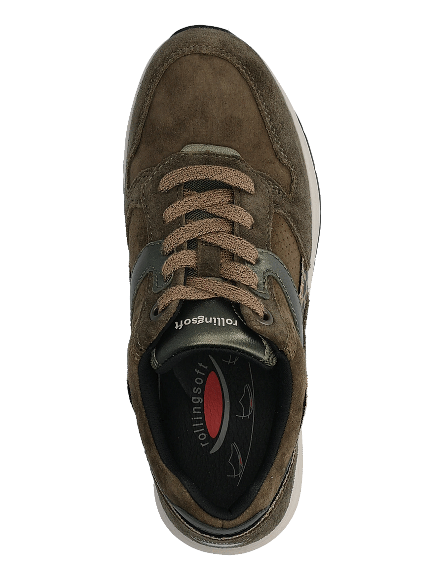 Gabor - rollingsoft sneaker - niedrige sneaker - oliv green - 3