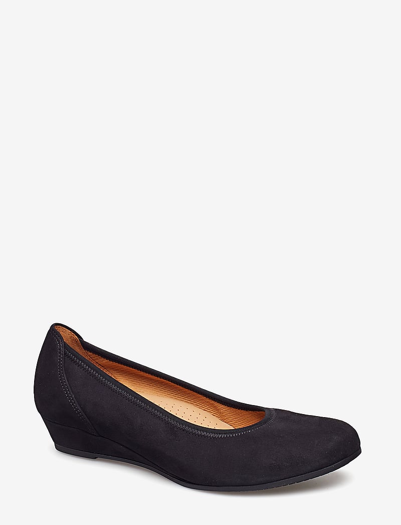 Gabor - Wedge pumps - platvormkingad - black - 0
