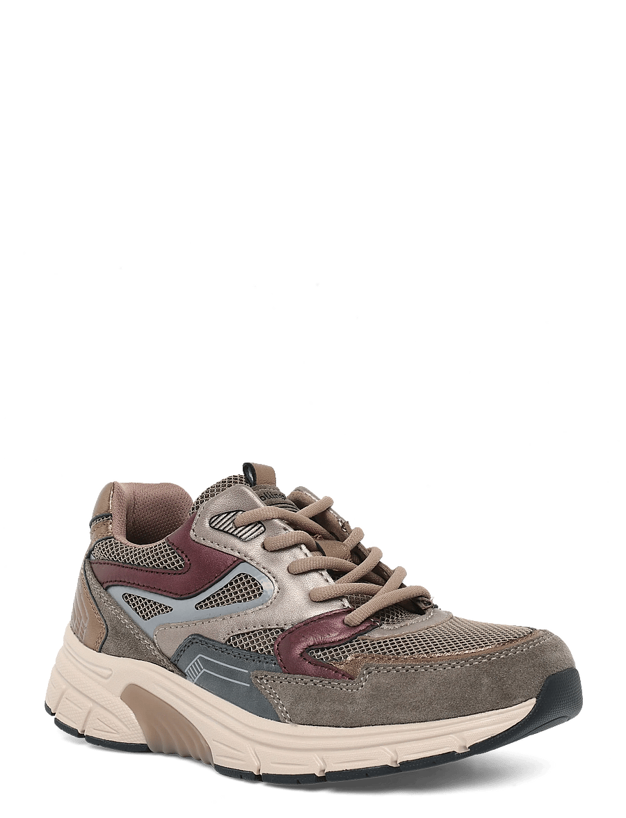 Gabor - rollingsoft sneaker - taupe, bordeaux, sky blue, gold - 0