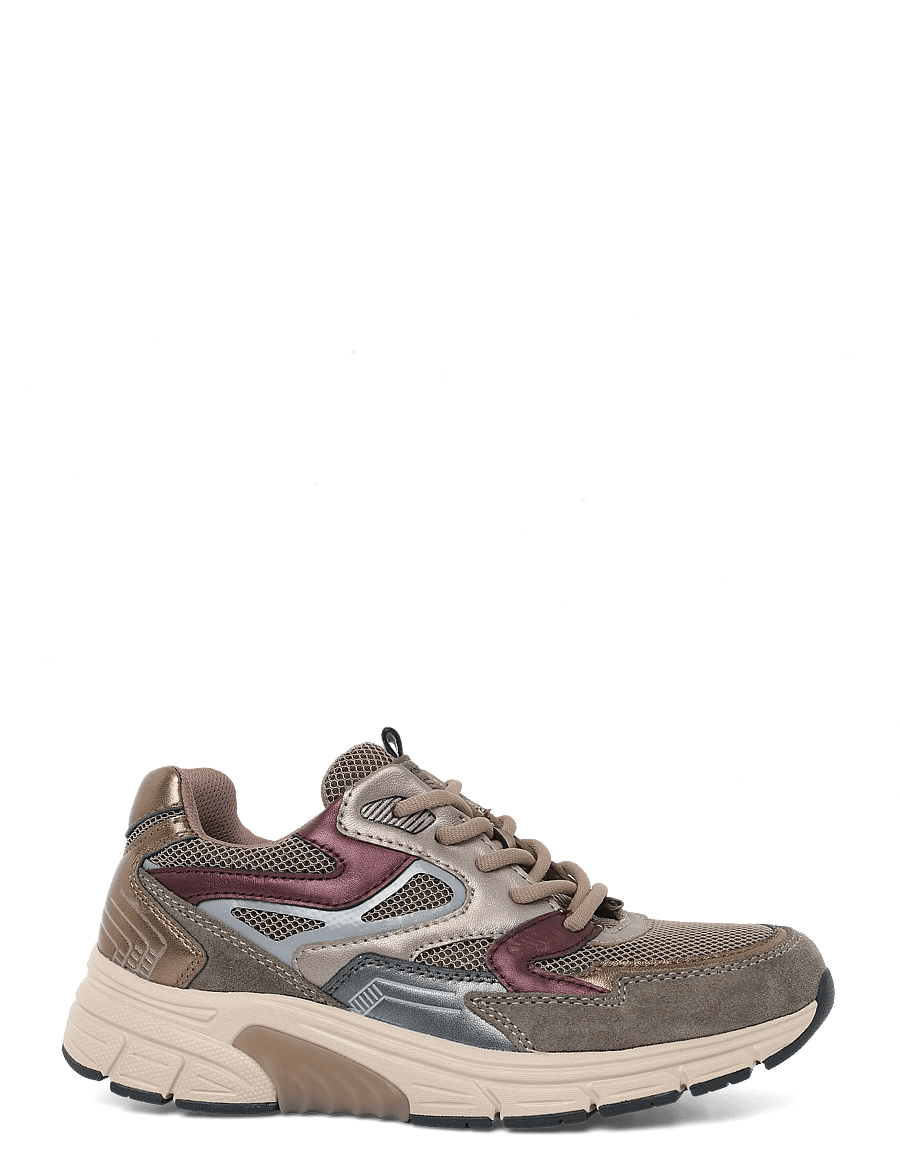 Gabor - rollingsoft sneaker - taupe, bordeaux, sky blue, gold - 2