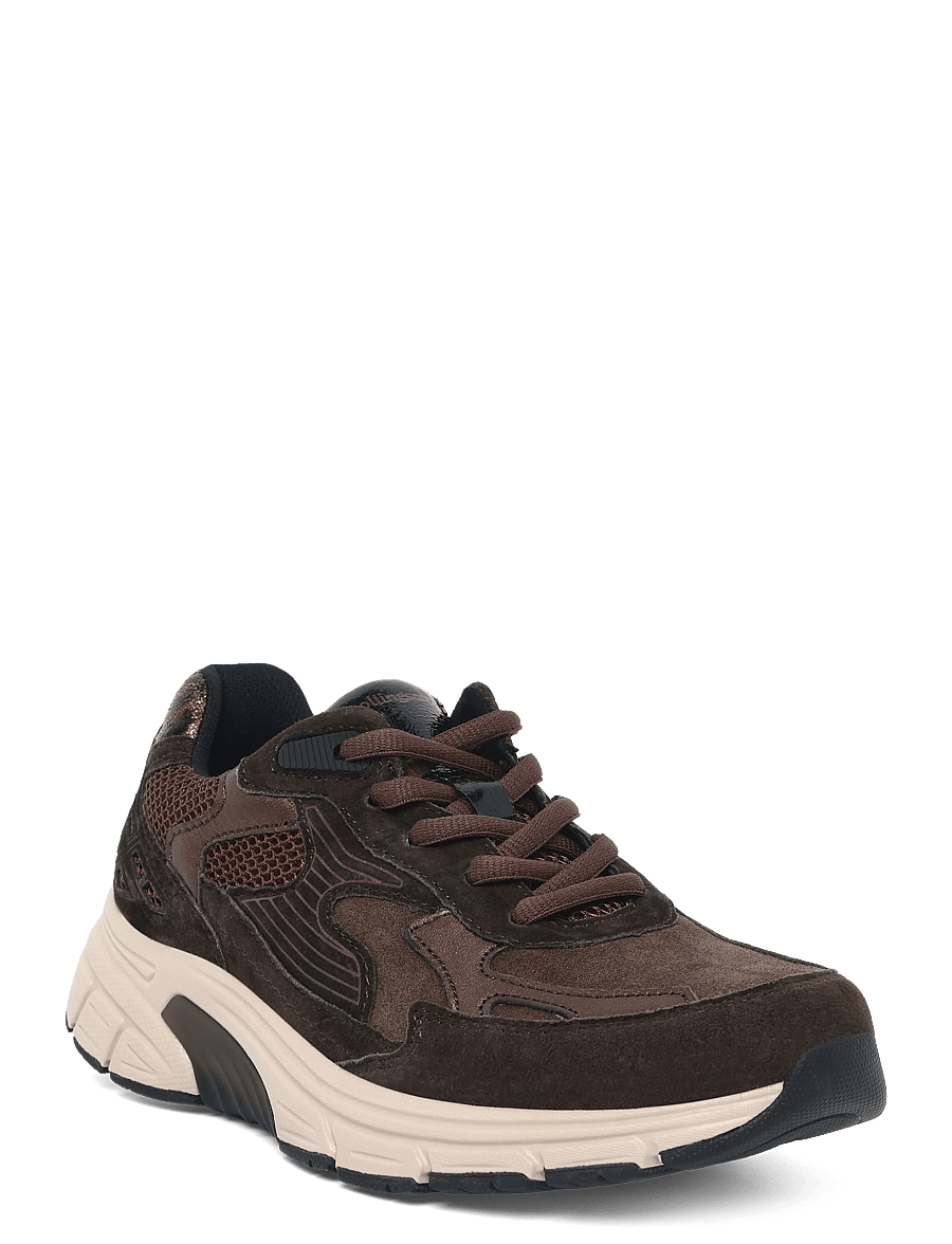 Gabor - rollingsoft sneaker - lave sneakers - dark brown - 0