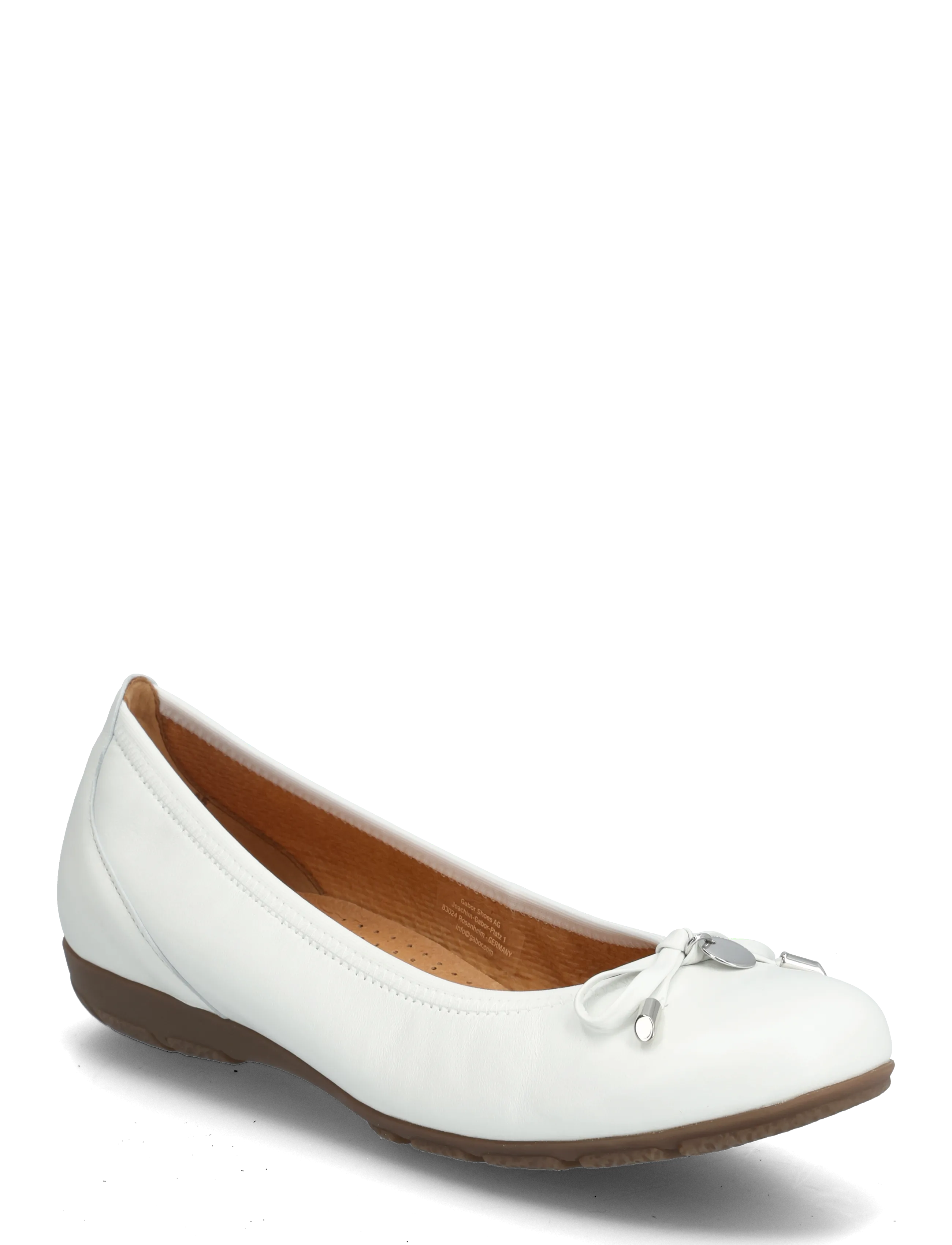 Gabor Ballerina, 40.5, White, Sko > Ballerinaer, Dame