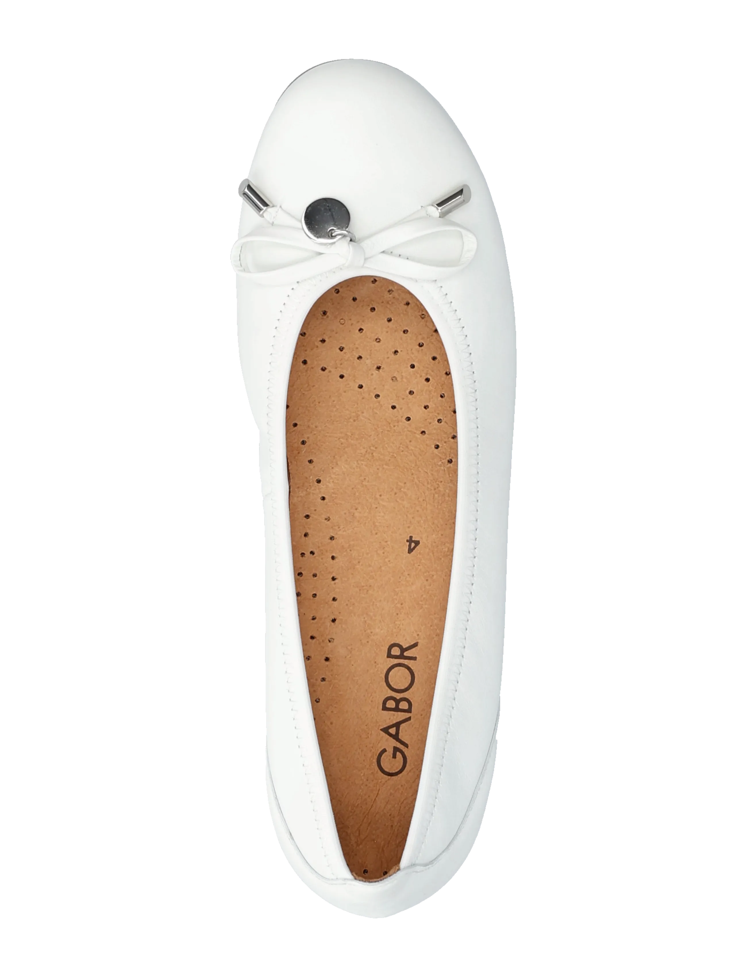 Gabor - Ballerina - ballerinaer - white - 3