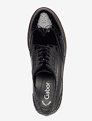 Gabor - Laced shoe - flade sko - black - 3