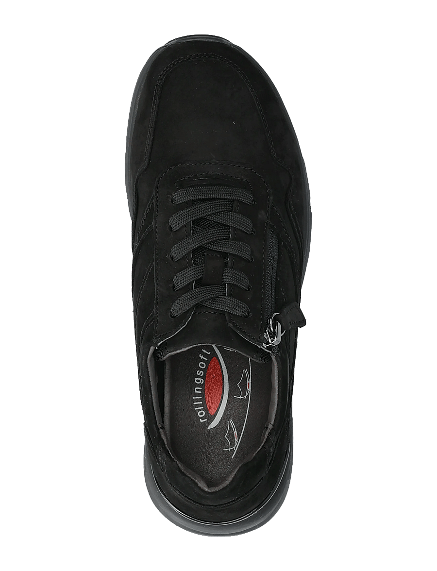 Gabor - rollingsoft sneaker - baskets basses - black - 3