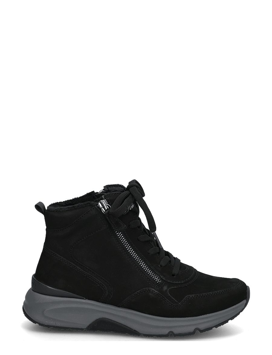 Gabor - rollingsoft laced ankle boot - geschnürte stiefel - black - 2
