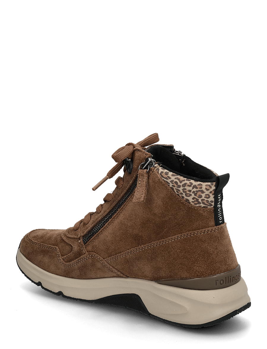 Gabor - rollingsoft laced ankle boot - paeltega saapad - cognac - 1