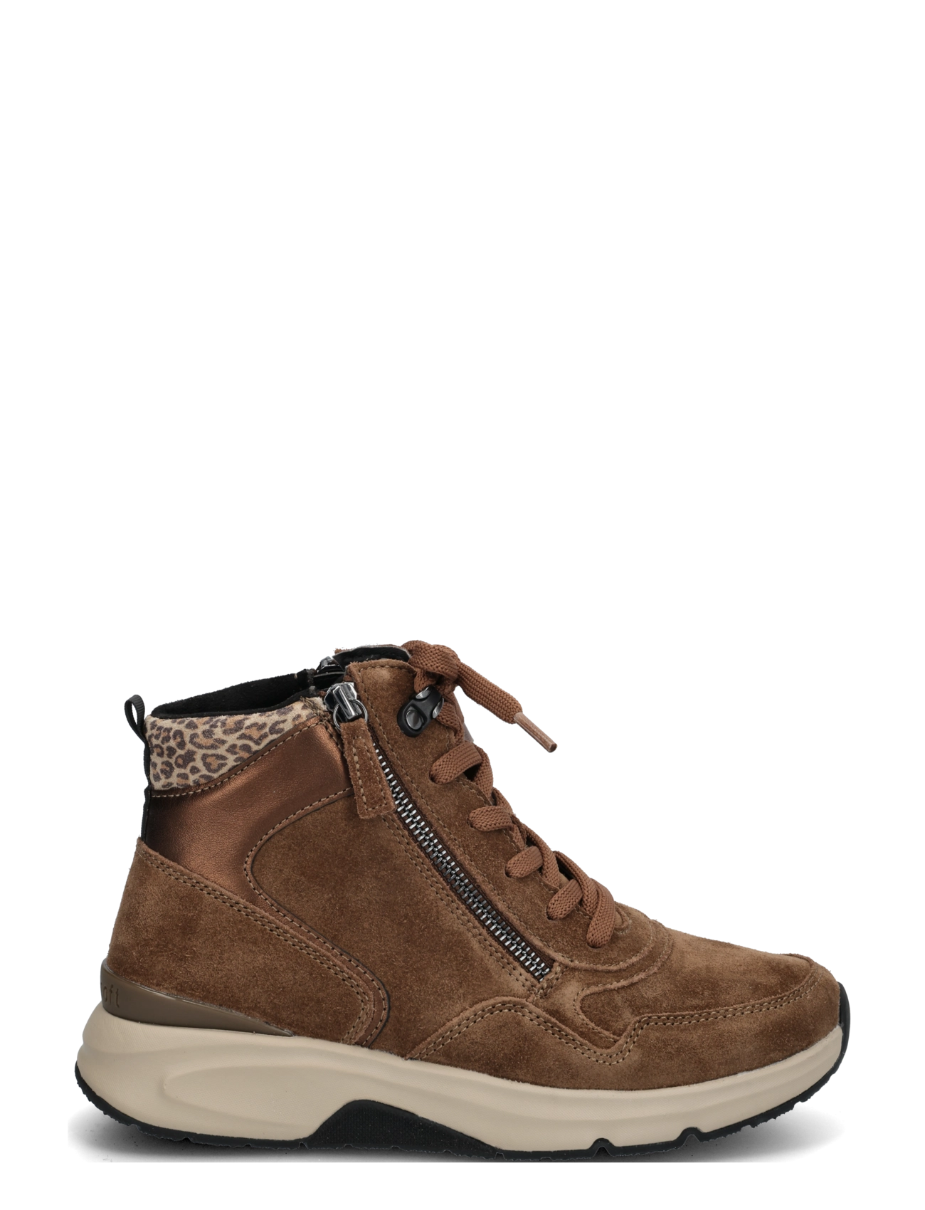 Gabor - rollingsoft laced ankle boot - snørestøvler - cognac - 2