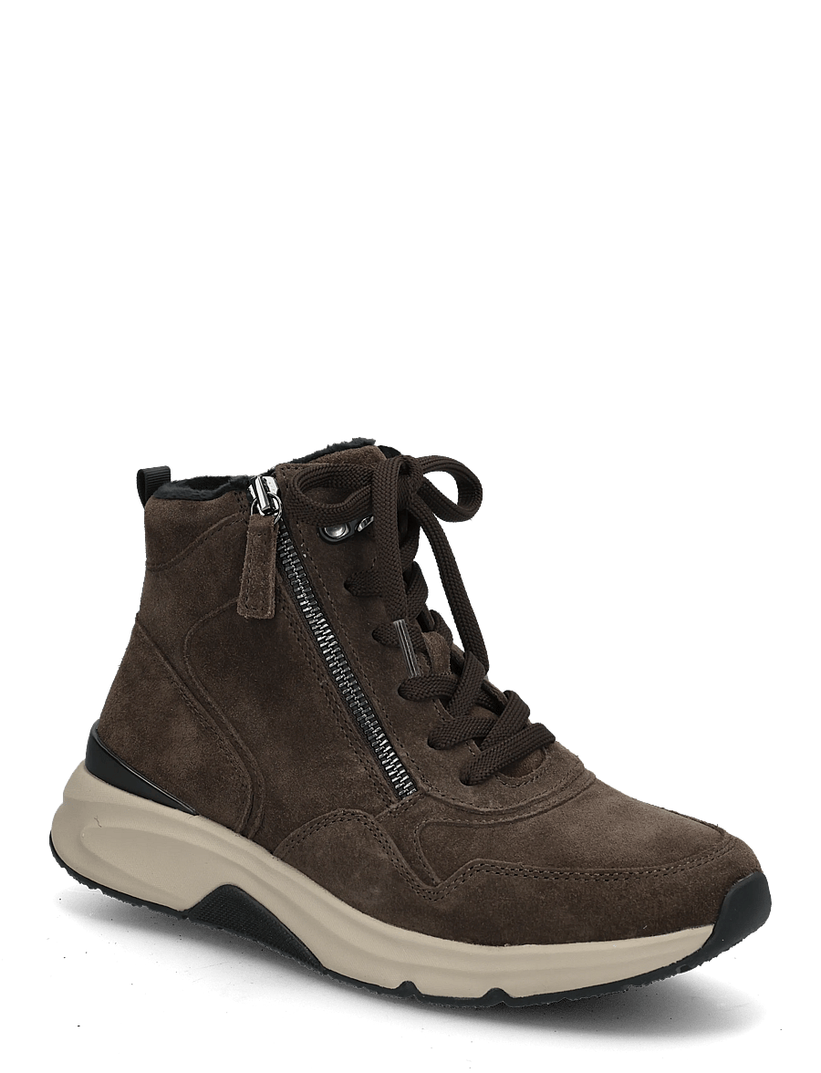 Gabor - rollingsoft laced ankle boot - paeltega saapad - dark brown - 0