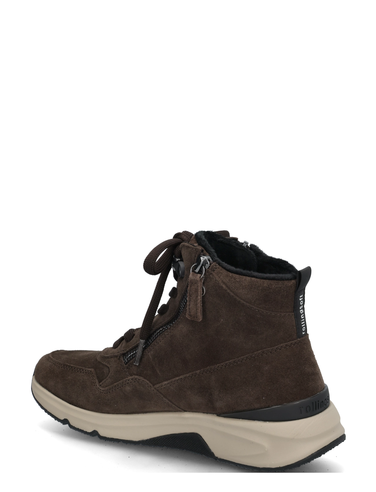 Gabor - rollingsoft laced ankle boot - geschnürte stiefel - dark brown - 1