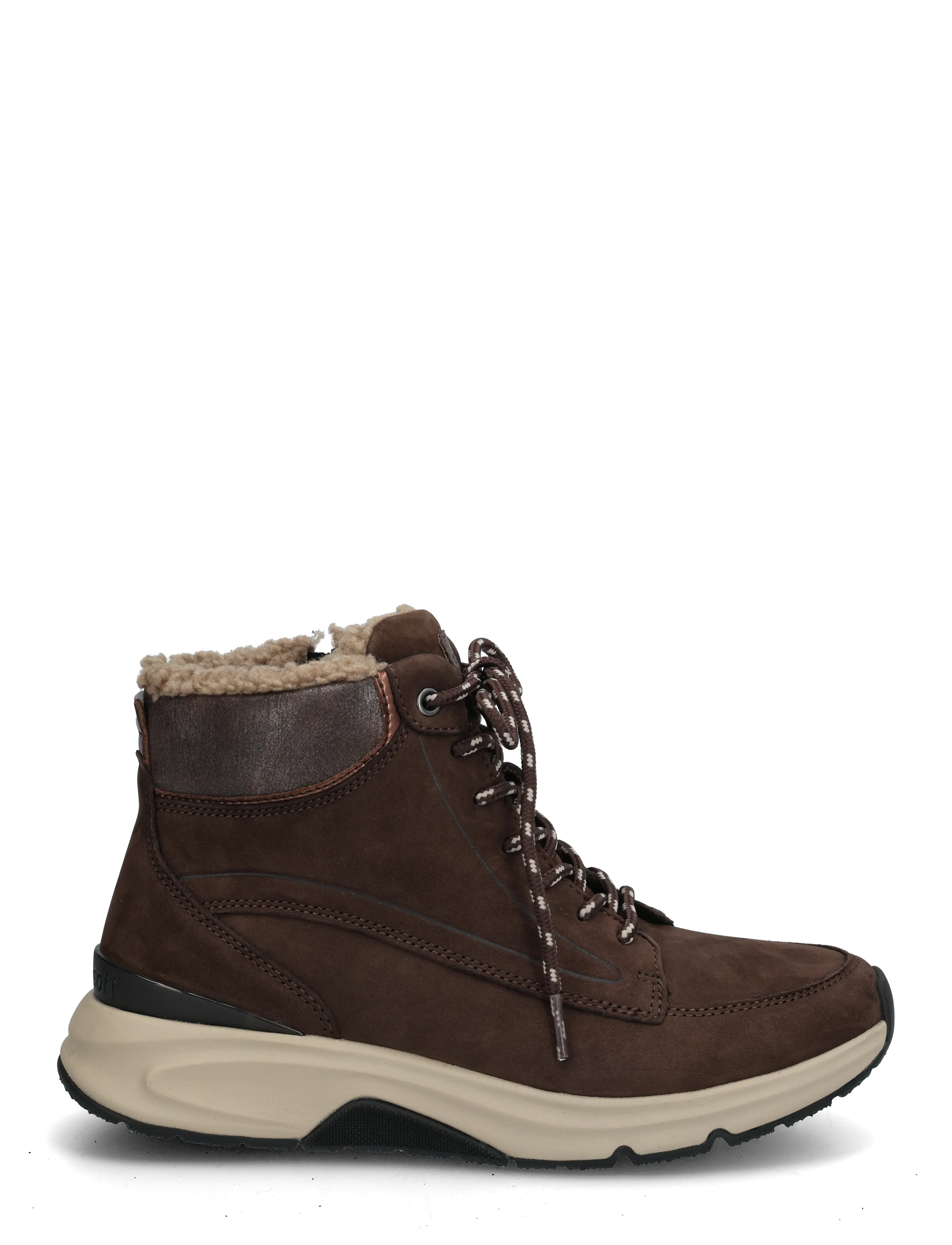 Gabor - rollingsoft laced ankle boot - flache stiefeletten - dark brown - 2