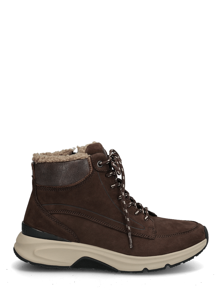 Gabor - rollingsoft laced ankle boot - flache stiefeletten - dark brown - 2