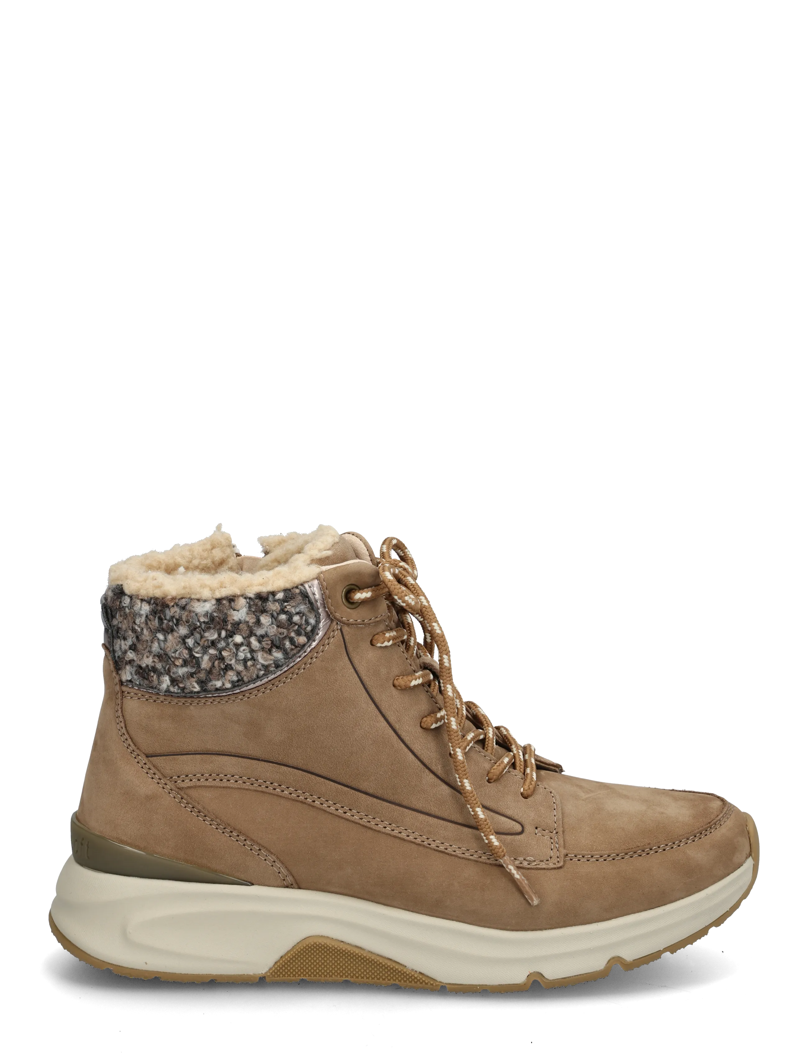 Gabor - rollingsoft laced ankle boot - flache stiefeletten - sand - 2