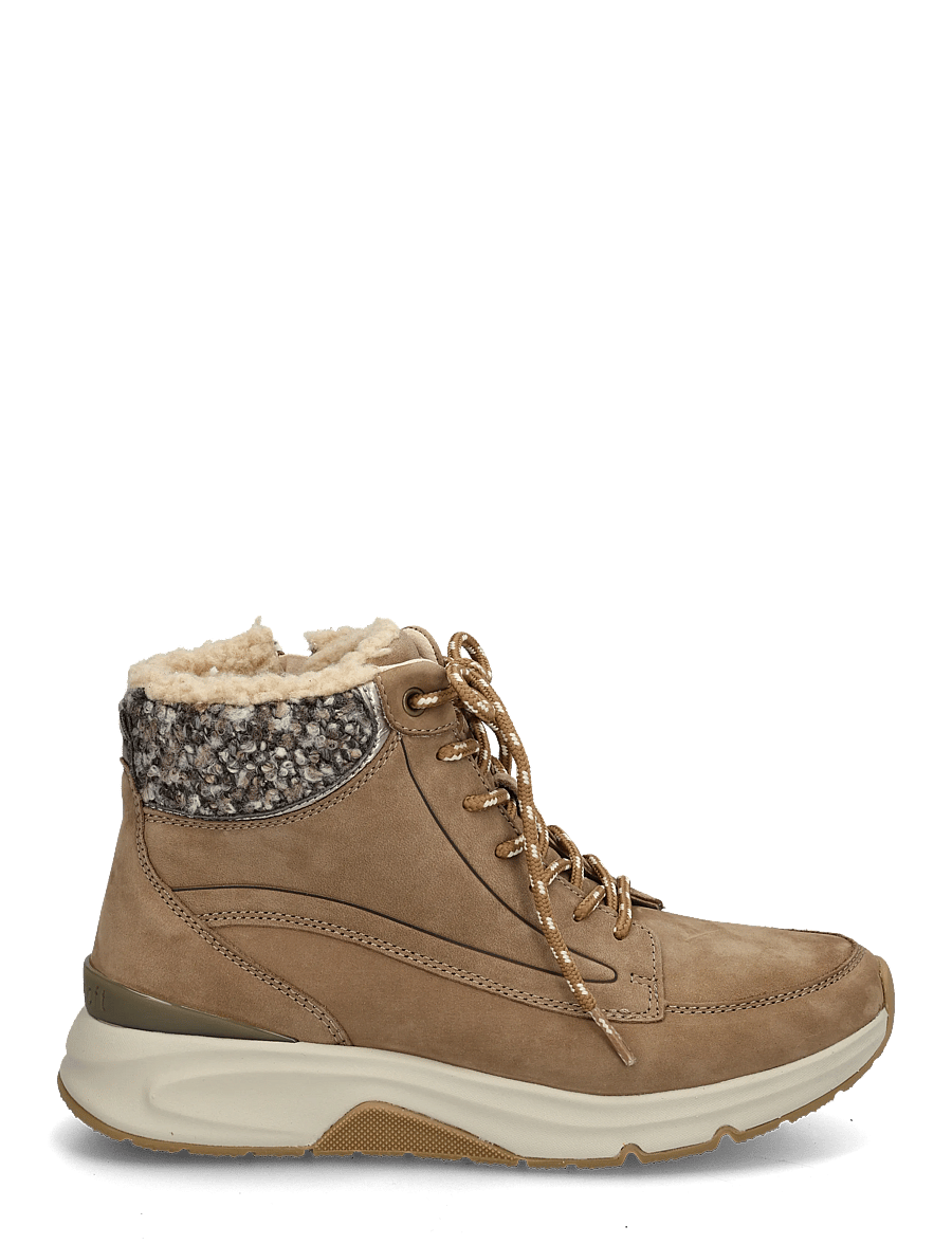 Gabor - rollingsoft laced ankle boot - flache stiefeletten - sand - 2