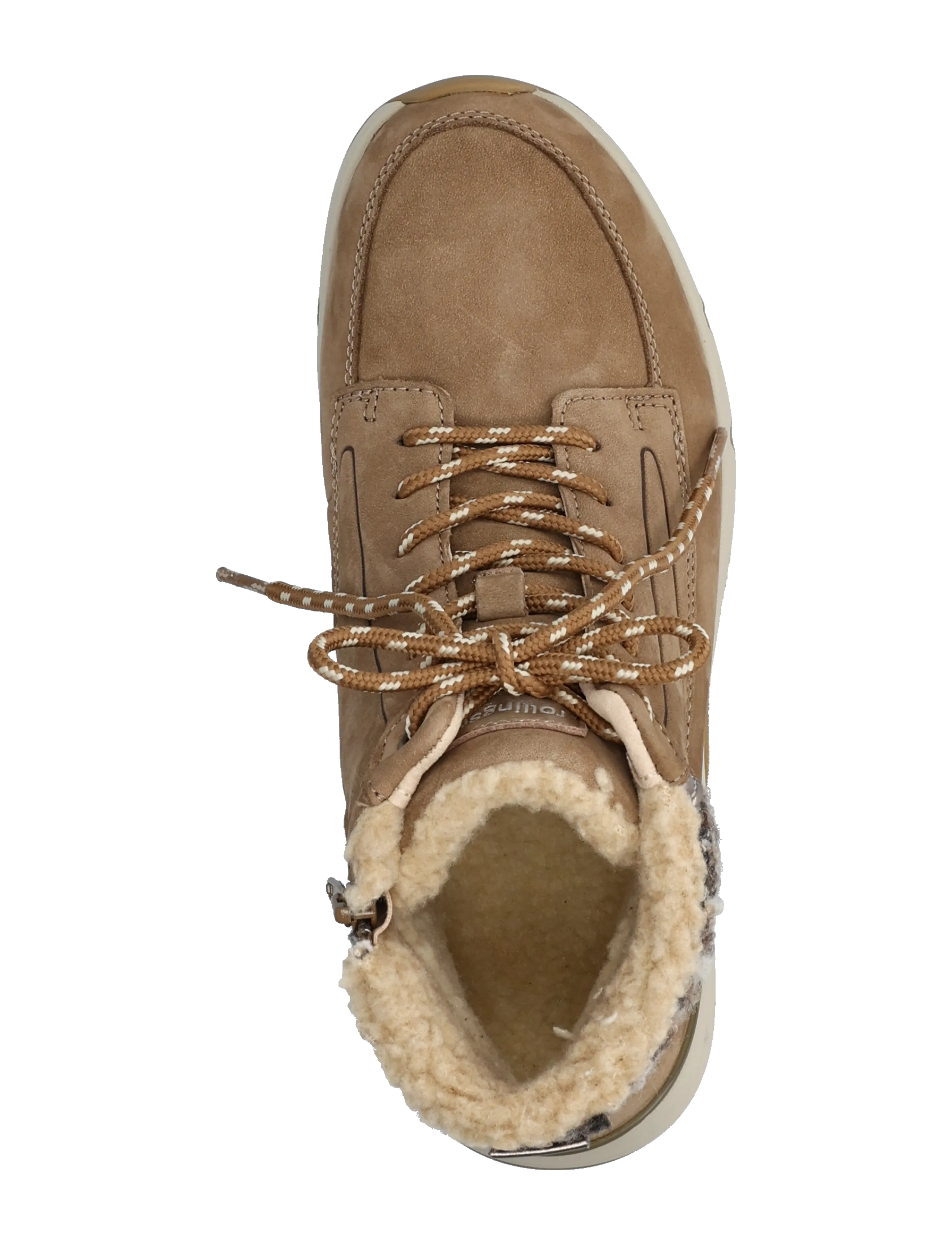Gabor - rollingsoft laced ankle boot - flache stiefeletten - sand - 3