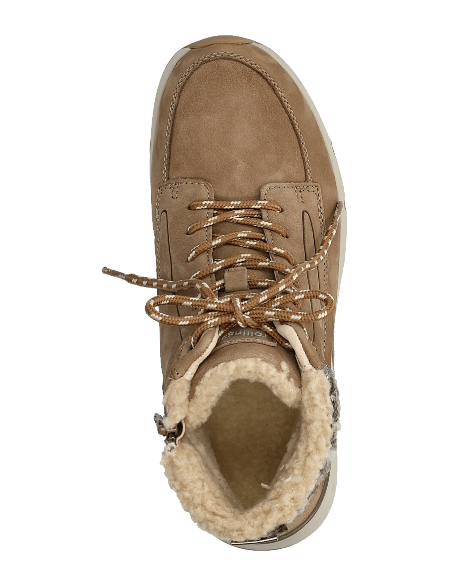 Gabor - rollingsoft laced ankle boot - flache stiefeletten - sand - 3