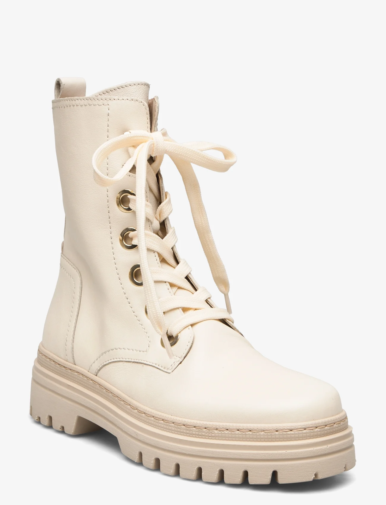 Gabor - Laced ankle boot - geschnürte stiefel - beige - 0
